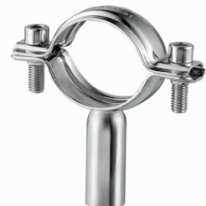卫生级不锈钢SS304 SS316L管支架管夹带轴管支架管夹管吊架